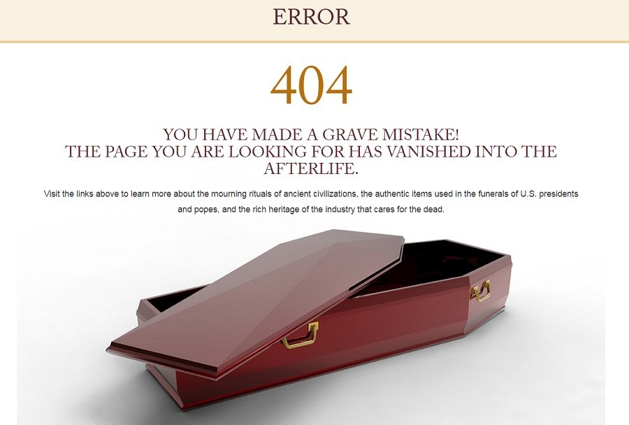 404 page design