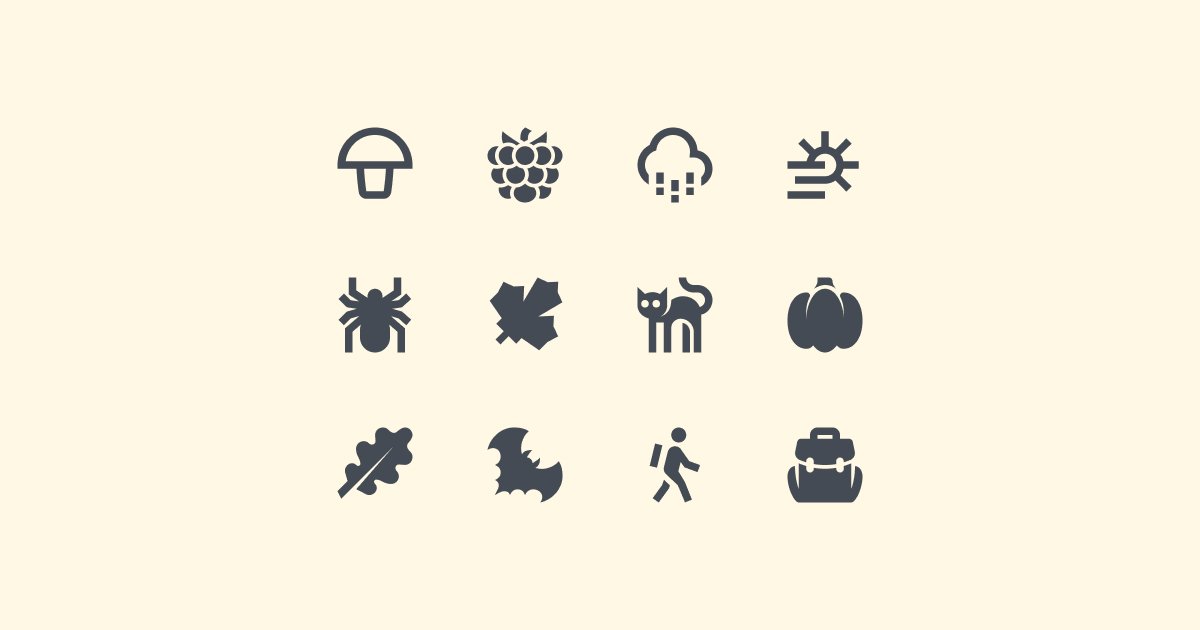 fall clipart icons autumn images blue-ui