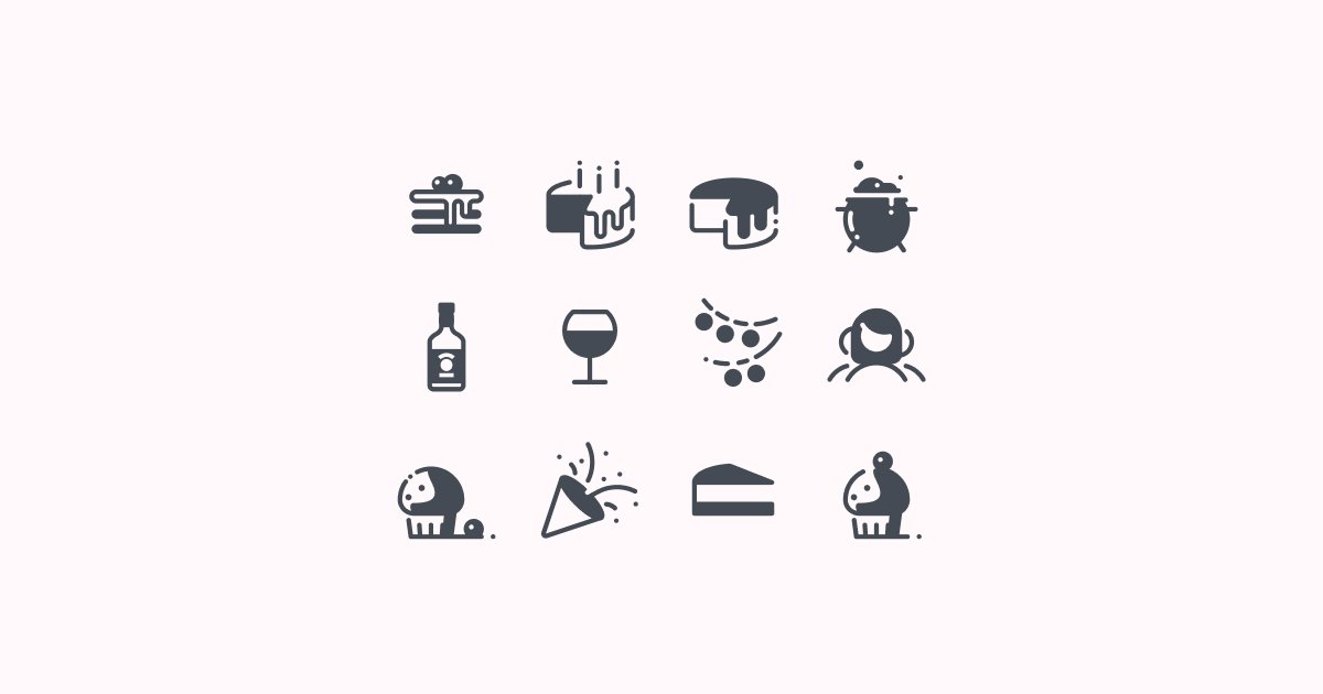 birthday clipart icons