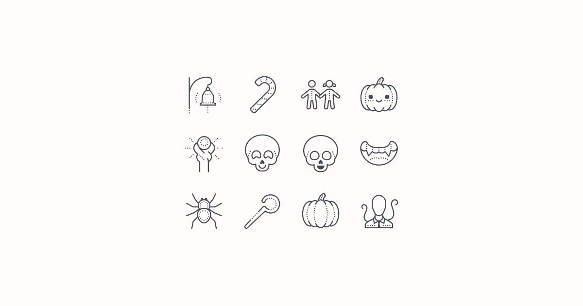 halloween clipart icons