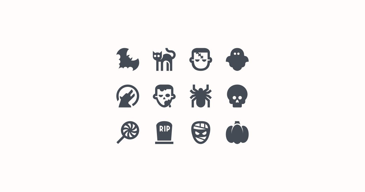 halloween clipart icons