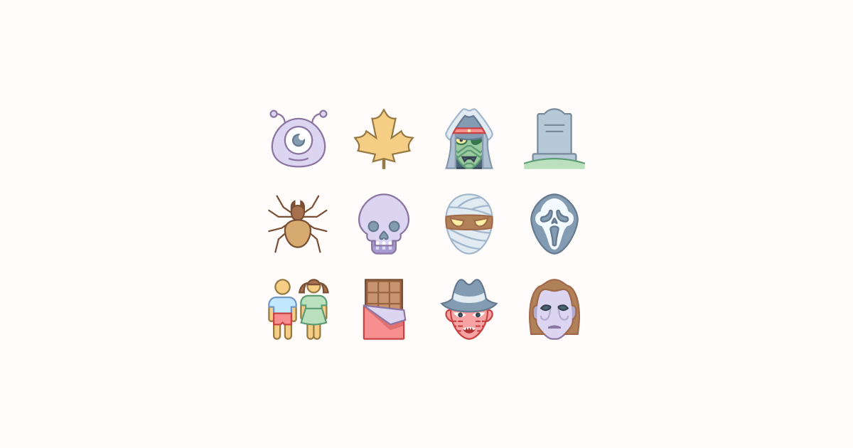 halloween clipart icons